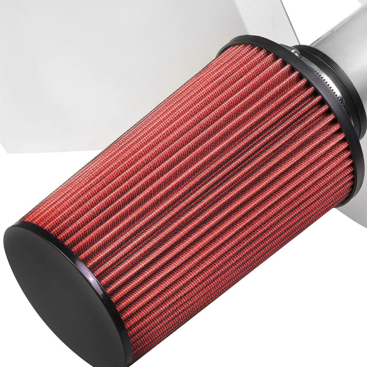 J2 Engineering, 00-03 Toyota Tundra Sequoia 4.7 V8 Aluminum Cold Air Intake w/Heat Shield+Cone Filter