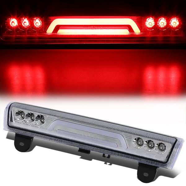 Nuvision Lighting, 00-06 Chevy Suburban 1500 2500 Tahoe Yukon XL LED Bar 3rd Brake Light - Chrome