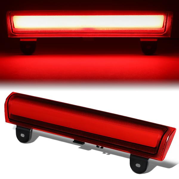 Nuvision Lighting, 00-06 Chevy Suburban 1500 2500 Tahoe Yukon XL LED Tube 3rd Brake Light - Red