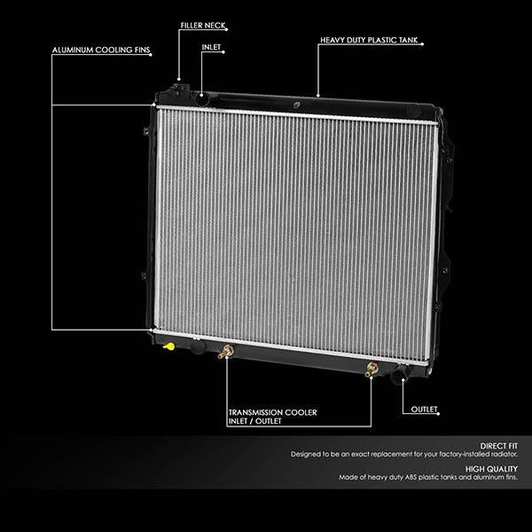 CAAP, 00-06 Toyota Tundra 4.7L AT Aluminum Radiator - 2321