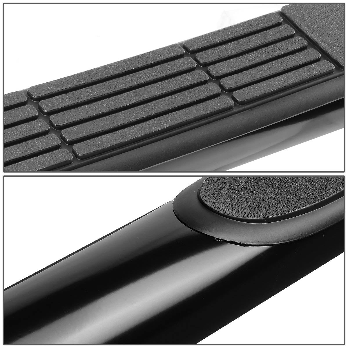 CAAP, 00-13 Chevy Suburban GMC Yukon XL 1500 3"OD Side Step Nerf Bar - Steel - Black