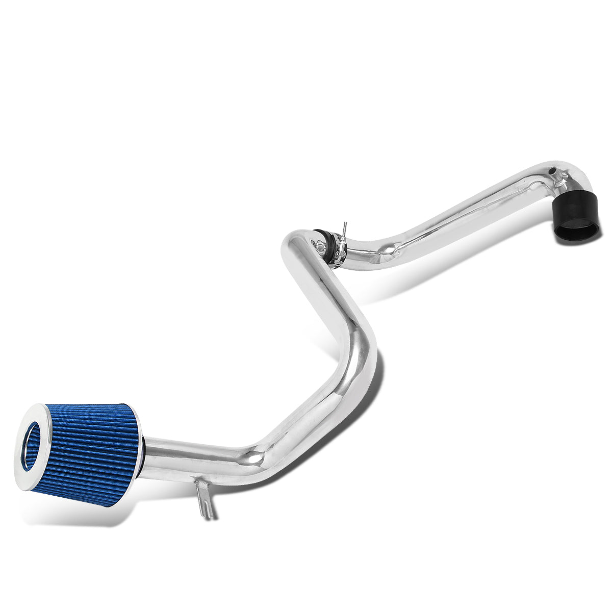 J2 Engineering, 01-05 Honda Civic 1.7L Aluminum Cold Air Intake w/Blue Cone Filter