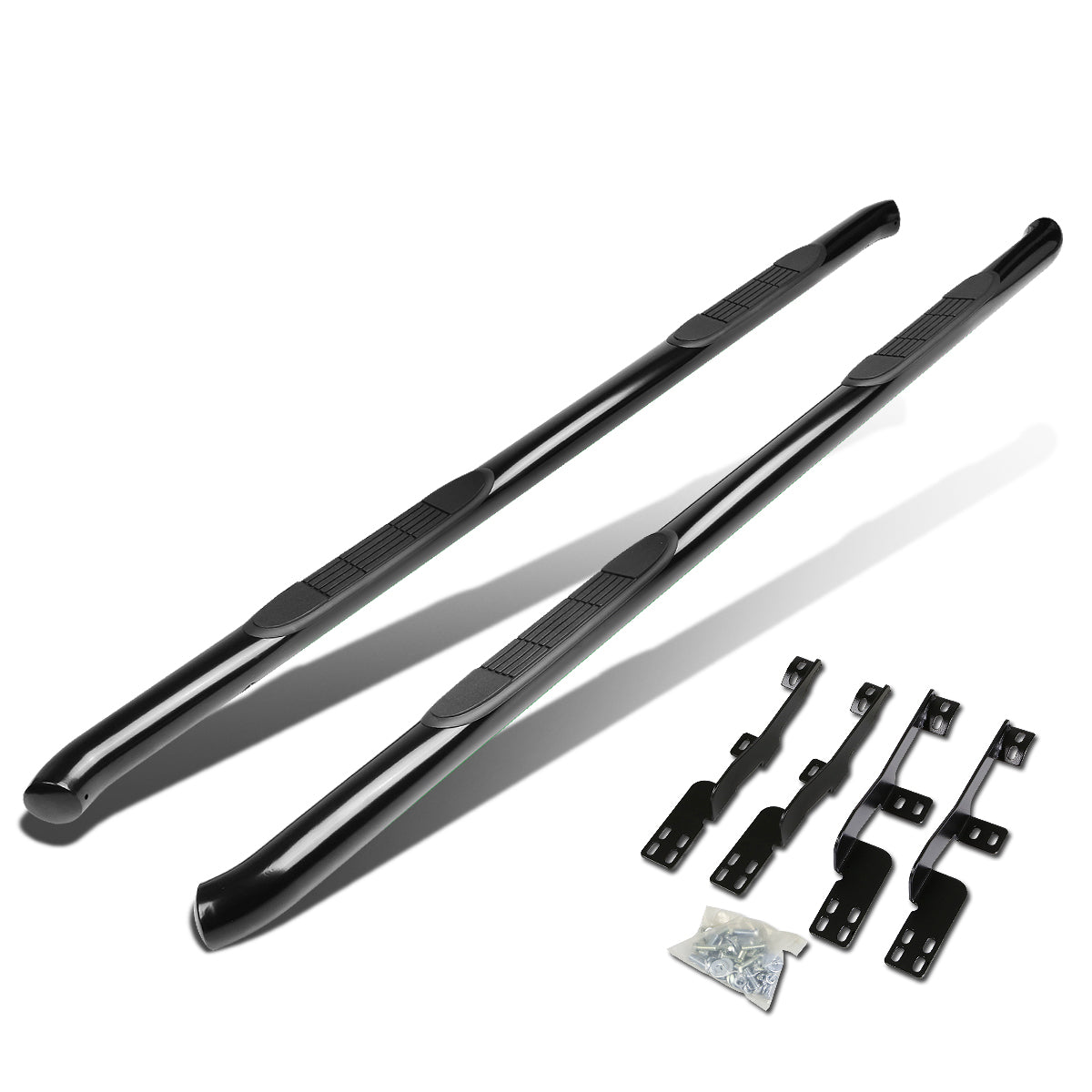 CAAP, 01-06 Acura MDX 03-08 Honda Pilot 3"OD Side Step Nerf Bar - Powder Coated Steel