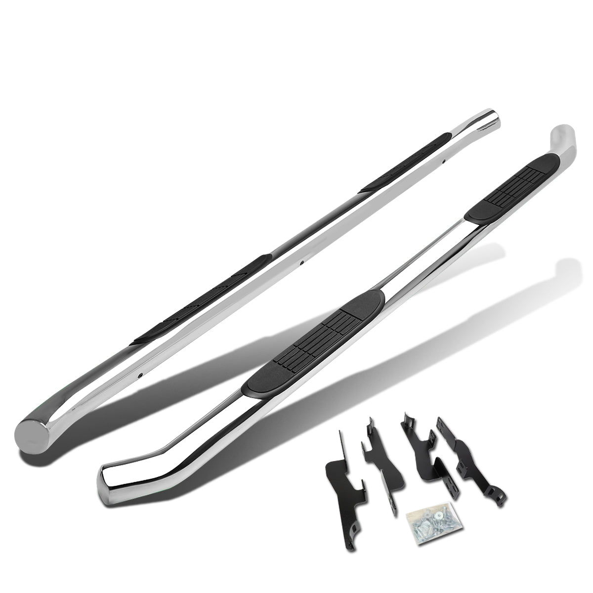 CAAP, 01-06 Acura MDX 03-08 Honda Pilot 3"OD Side Step Nerf Bar - Stainless Steel