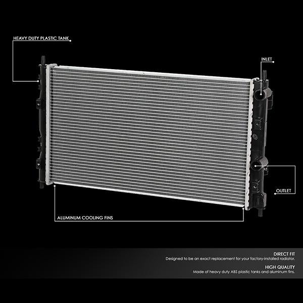 CAAP, 01-06 Dodge Stratus Chrysler Sebring 2.4L 2.7L 3.0L AT Aluminum Radiator - 2323