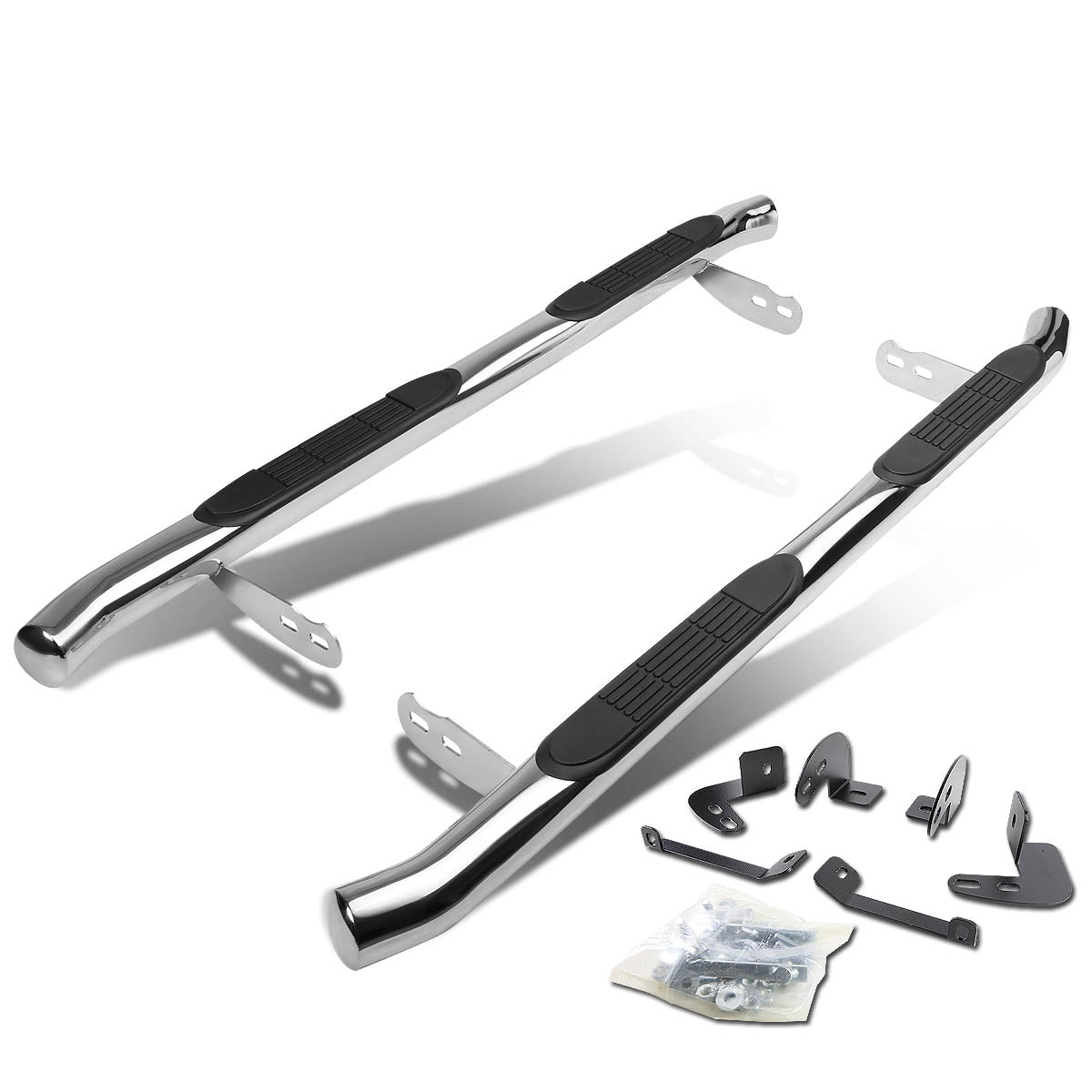 CAAP, 01-07 Toyota Highlander 04-06 Lexus RX330 3"OD Side Step Nerf Bar - Stainless Steel