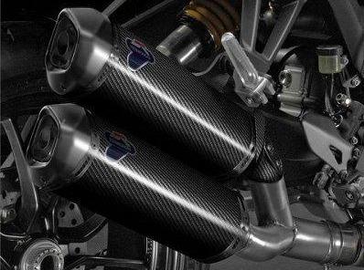 Termignoni, 012CR - TERMIGNONI Ducati Monster 1100 Evo Dual Slip-on Exhaust (racing)