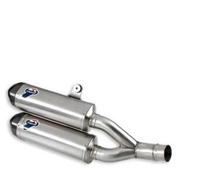 Termignoni, 012IO - TERMIGNONI Ducati Monster 1100 Evo Dual Slip-on Exhaust (EU homologated)