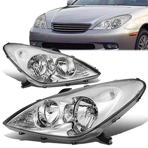 Nuvision Lighting, 02-04 Lexus ES300 ES330 Headlight - Chrome Housing