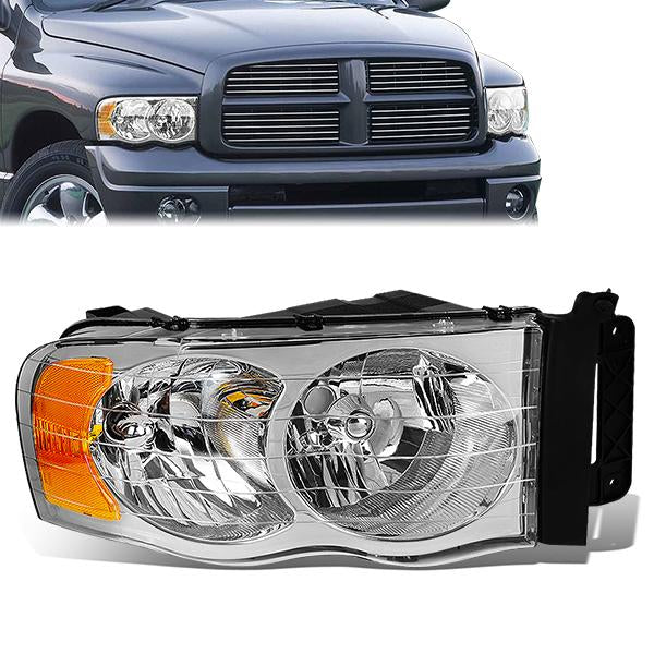 Nuvision Lighting, 02-05 Dodge Ram 1500 2500 3500 Right/Passenger Side Headlight - Factory Style - CH2503135