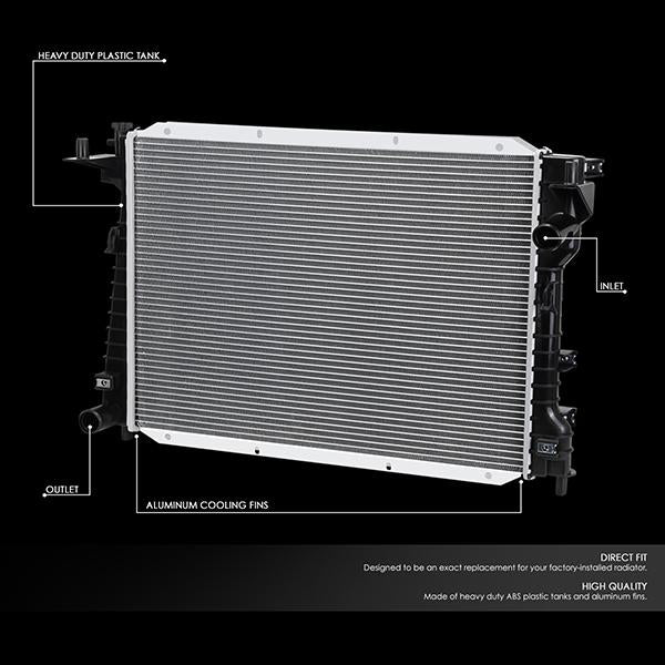 CAAP, 02-05 Ford Thunderbird 3.9L Jaguar XJ8 XJR 4.2L AT Aluminum Radiator - 2256