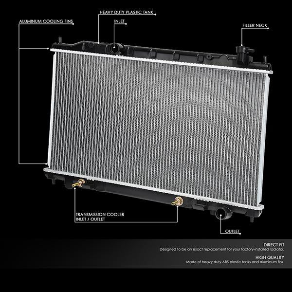 CAAP, 02-06 Nissan Altima Maxima 3.5L AT MT Aluminum Radiator - 2415