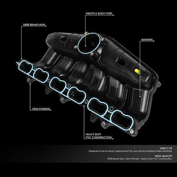 J2 Engineering, 02-07 Chevy Traiblazer GMC Envoy 4.2L L6 Engine Upper Intake Manifold