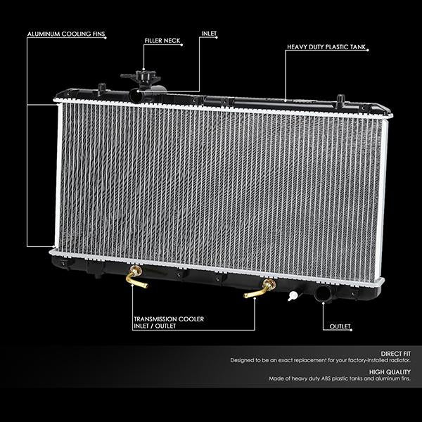 CAAP, 02-07 Suzuki Aerio 2.0L 2.3L AT Aluminum Radiator - 2451