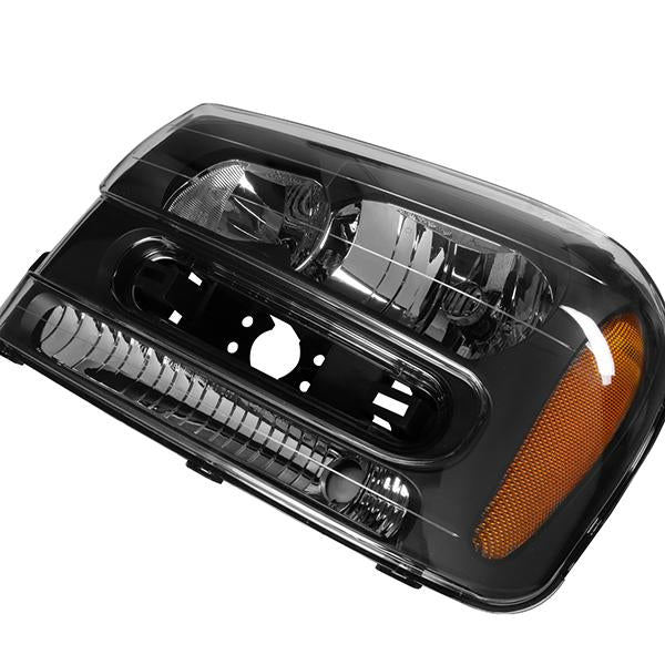 Nuvision Lighting, 02-09 Chevy Trailblazer EXT Left/Driver Side Headlight - Factory Style - GM2502213