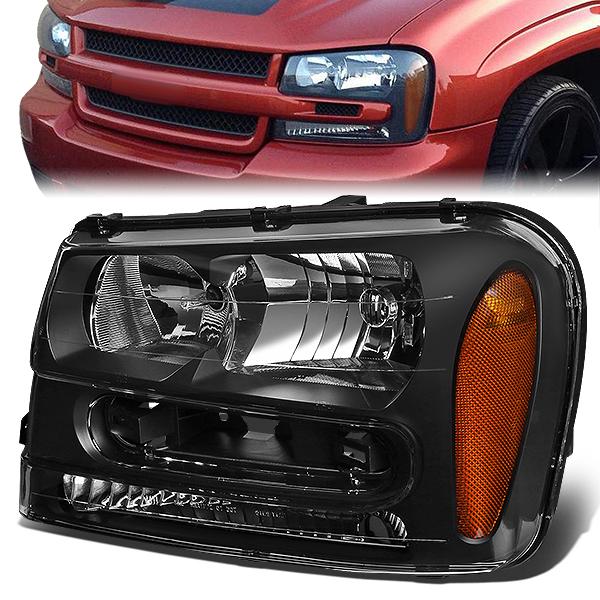 Nuvision Lighting, 02-09 Chevy Trailblazer EXT Left/Driver Side Headlight - Factory Style - GM2502213