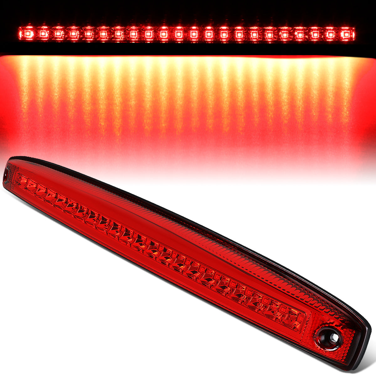 Nuvision Lighting, 03-06 Dodge Ram 2500 3500 Full LED Rear Center Tailgate Light - Red Housing