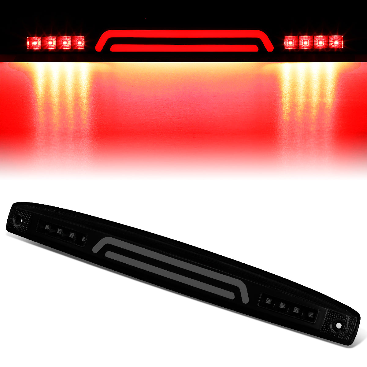 Nuvision Lighting, 03-06 Dodge Ram 2500 3500 LED Bar Rear Center Tailgate Light - Tinted Housing