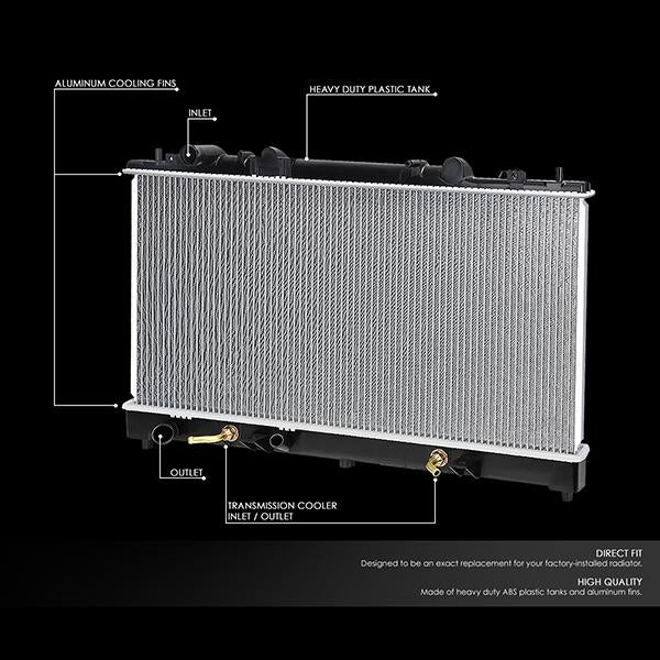 CAAP, 03-08 Mazda 6 3.0L V6 AT Aluminum Radiator - 2672