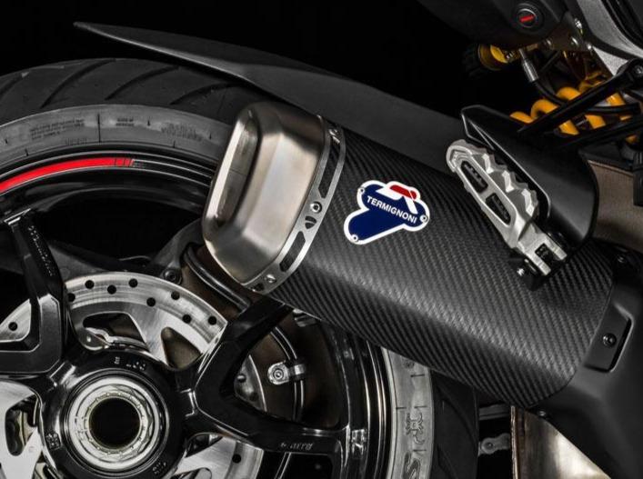 Termignoni, 030CR - TERMIGNONI Ducati Multistrada 1200 (15/17) Carbon Slip-on Exhaust (EU homologated)