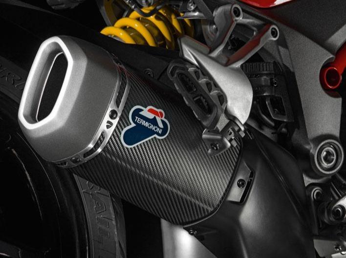 Termignoni, 030CR - TERMIGNONI Ducati Multistrada 1200 (15/17) Carbon Slip-on Exhaust (EU homologated)