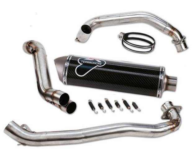 Termignoni, 031CR - TERMIGNONI Ducati Hypermotard 1100/796 Full Exhaust System (racing)