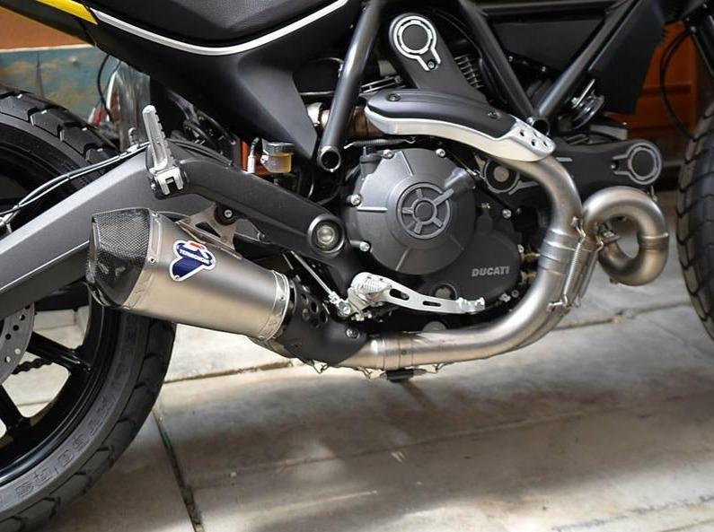 Termignoni, 039TR - TERMIGNONI Ducati Scrambler 400 Sixty2 Slip-on Exhaust (racing)