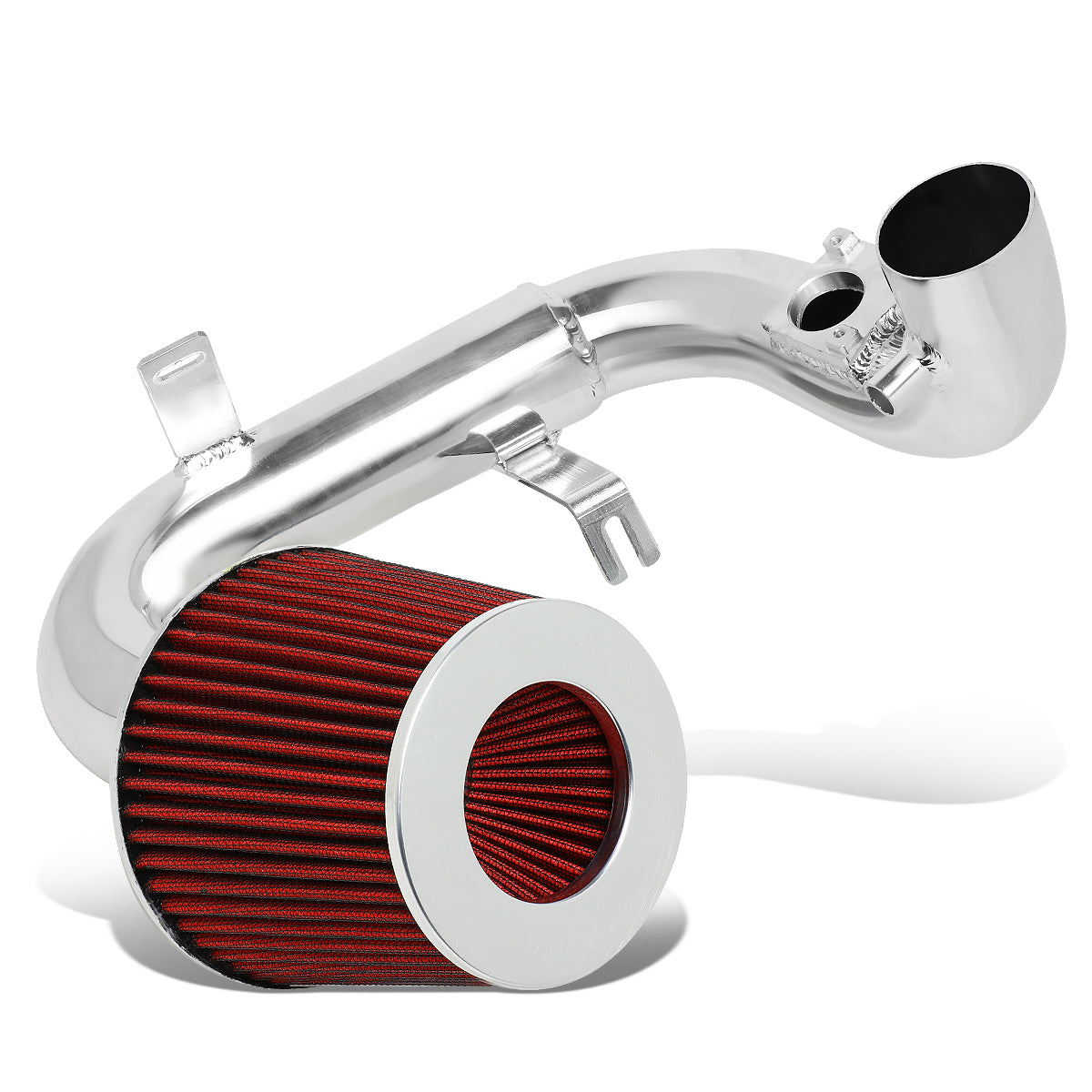 J2 Engineering, 04-06 Scion xA Aluminum Cold Air Intake w/Red Cone Filter