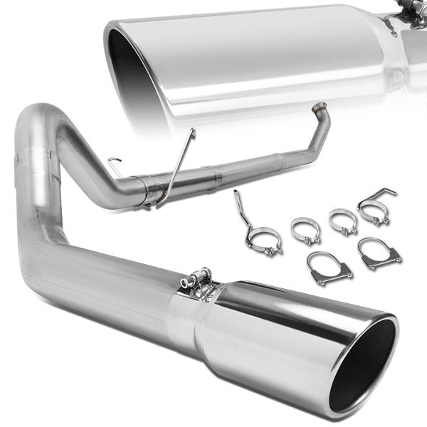 J2 Engineering, 04-07 Dodge Ram 2500 3500 5.9L Muffler Delete Turbo-Back Exhaust System w/5 in. OD Tip