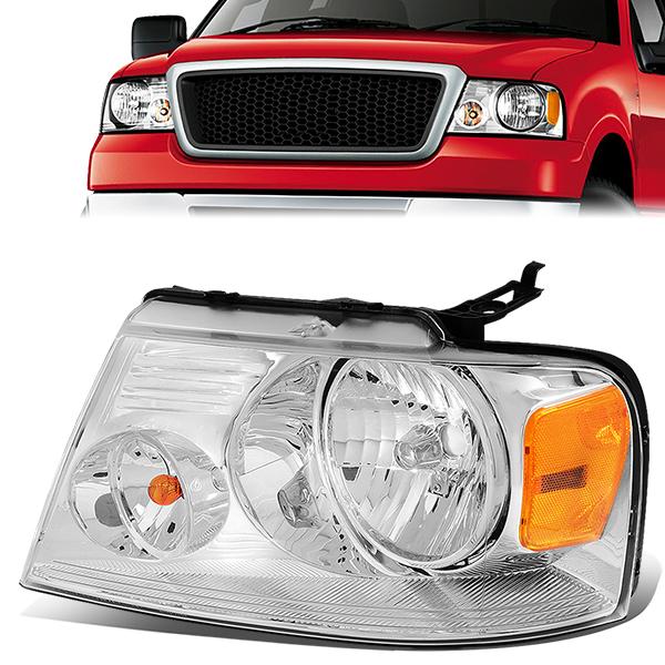 Nuvision Lighting, 04-08 Ford F150 Lincoln Mark LT Left/Driver Side Headlight - Factory Style - FO2502201