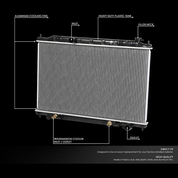 CAAP, 04-09 Nissan Quest 3.5L AT Aluminum Radiator - 2692