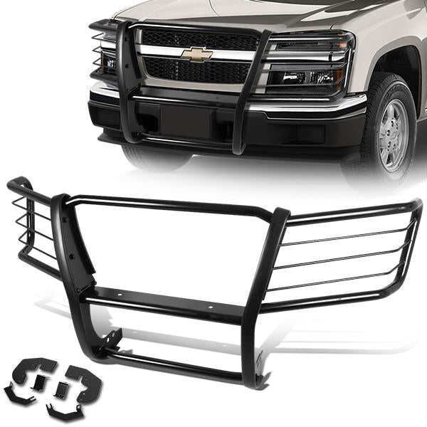 CAAP, 04-12 Chevy Colorado GMC Canyon Brush Grille Guard - Steel - Black