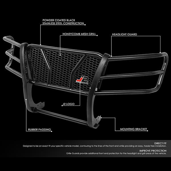 J2 Engineering, 04-14 Chevy Colorado Brush Grille Guard - Moneycomb Mesh