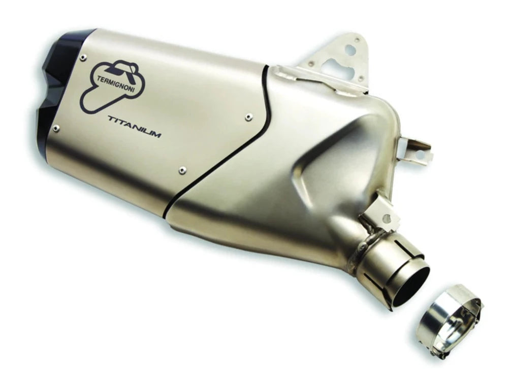 Termignoni, 047TO - TERMIGNONI Ducati Multistrada V2 (2022+) Titanium Slip-on Exhaust (EU homologated)