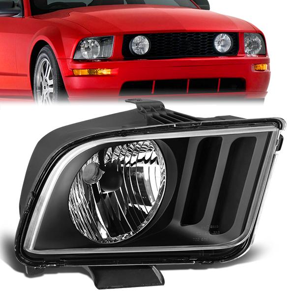 Nuvision Lighting, 05-09 Ford Mustang Right/Passenger Side Headlight - Factory Style - FO2503215