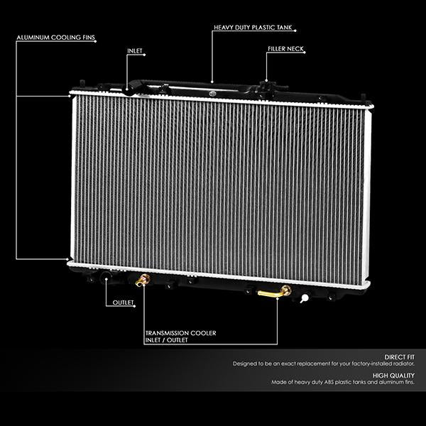 CAAP, 05-10 Honda Odyssey AT Aluminum Radiator - 2806