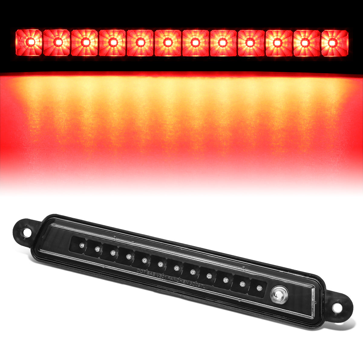 Nuvision Lighting, 05-15 Nissan Armada 04-10 Infiniti QX56 LED 3rd Brake Light - Black Housing