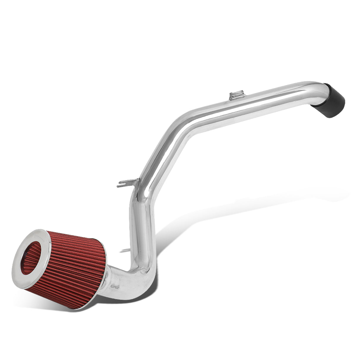 J2 Engineering, 06-11 Mitsubishi Eclipse 2.4L Aluminum Cold Air Intake w/Red Cone Filter