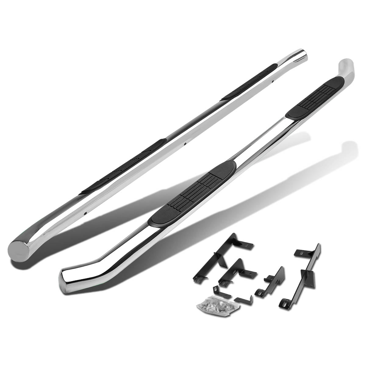 CAAP, 06-12 Toyota RAV4 3"OD Side Step Nerf Bar - Stainless Steel