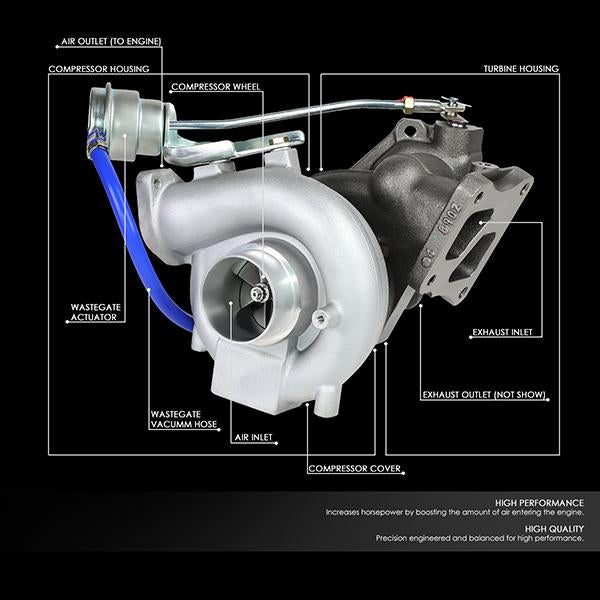 J2 Engineering, 06 Mitsubishi Lancer Evolution Evo 9 Turbocharger - w/Gasket - OE Style