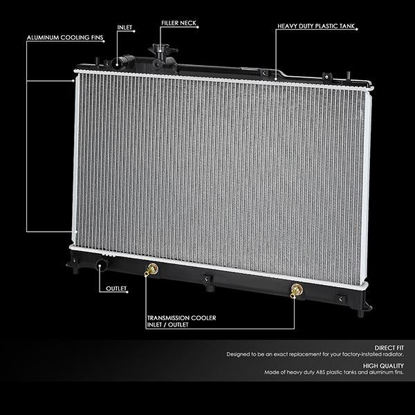 CAAP, 07-12 Mazda CX-7 2.3L 2.5L AT Aluminum Radiator - 2918