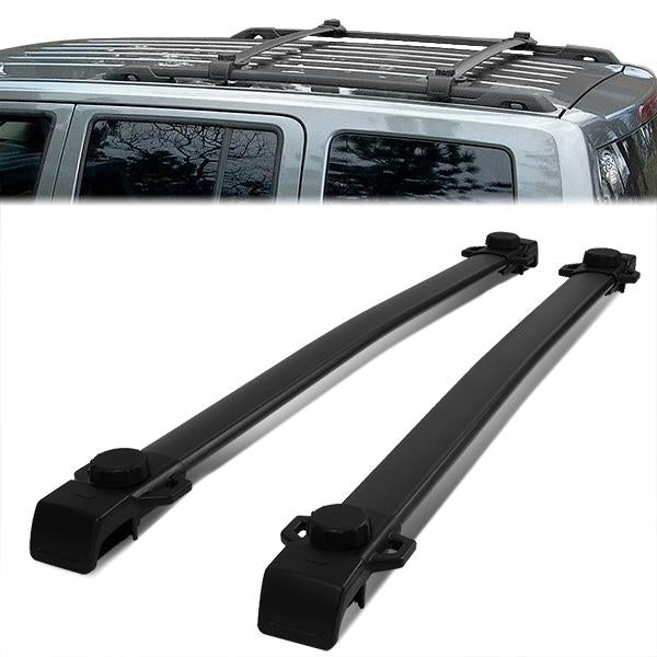 DNA Motoring, 07-17 Jeep Patriot Factory Style Roof Rack Cross Bars - Aluminum