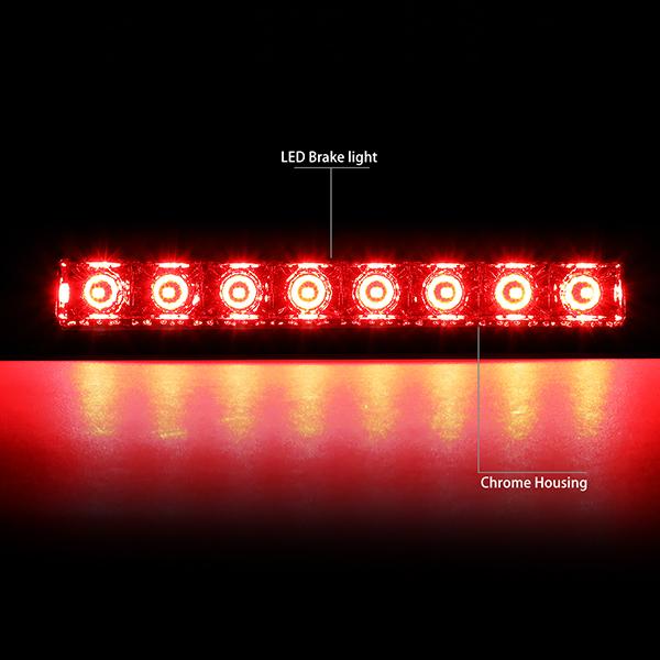 Nuvision Lighting, 07-17 Jeep Patriot LED 3rd Brake Light - Clear Lens