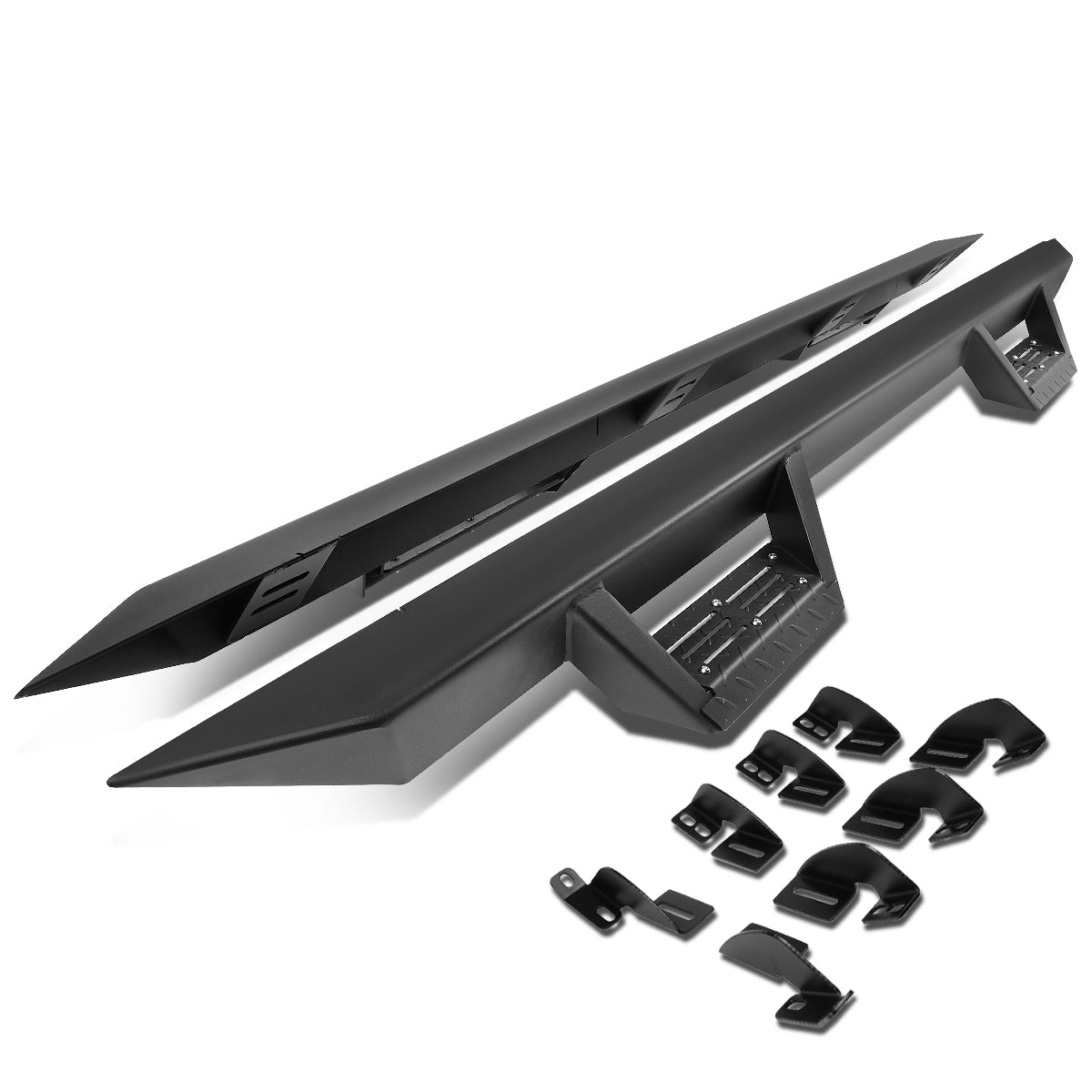 CAAP, 07-20 Toyota Tundra Extended Crew/CrewMax Cab 3"OD Drop Step Nerf Bars - Aluminum