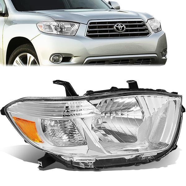 Nuvision Lighting, 08-10 Toyota Highlander Right/Passenger Side Headlight - Factory Style - TO2519117