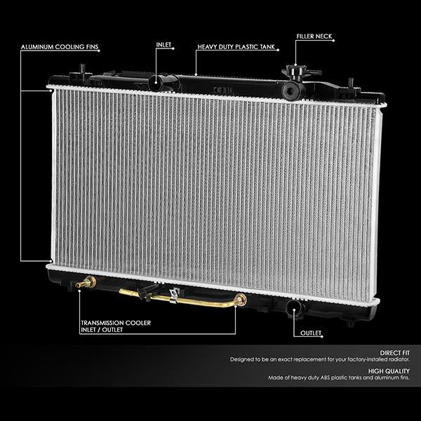 CAAP, 08-11 Toyota Camry 2.4L 2.5L 07-12 Lexus ES350 AT Aluminum Radiator - 2919