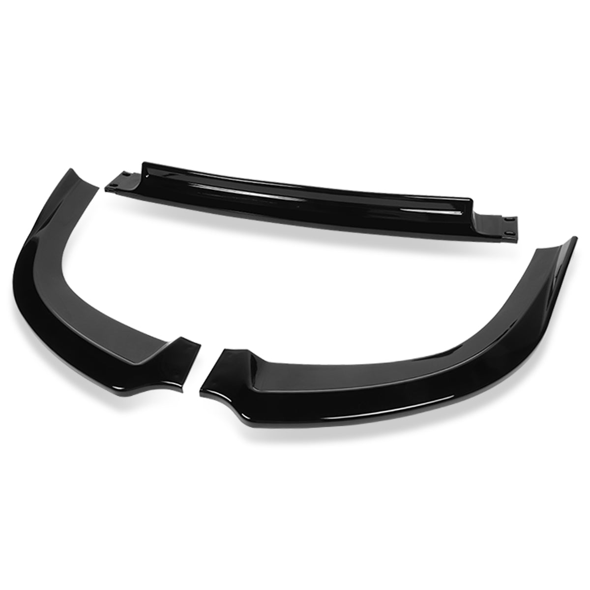 Stay Tuned Performance, 08-15 Mitsubishi Lancer RA-Style Front Bumper Lip - Glossy Black