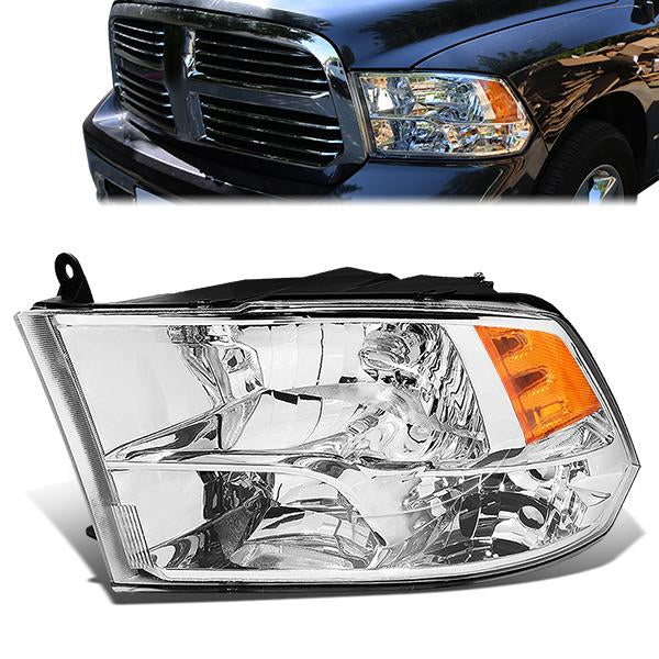 Nuvision Lighting, 09-18 Dodge Ram 1500 2500 3500 4500 5500 Left/Driver Side Headlight - Factory Style - CH2502281