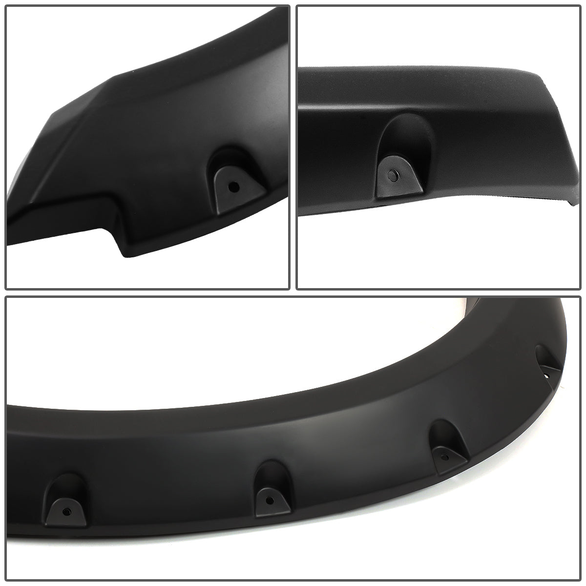 CAAP, 09-18 Dodge Ram 1500 67" 76" 96" Fleetside Bed Fender Flares- Pocket-Rivet Style