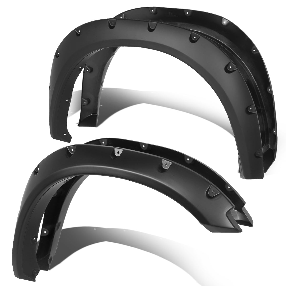 CAAP, 09-18 Dodge Ram 1500 67" 76" 96" Fleetside Bed Fender Flares- Pocket-Rivet Style